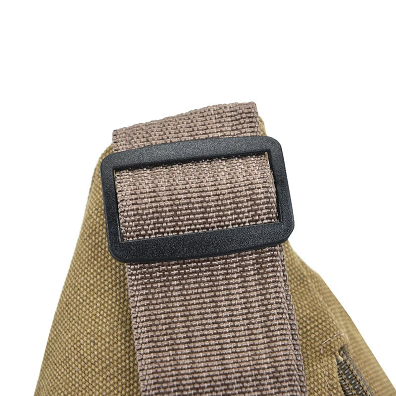 Chest Bag Canvas Waist Bag Women Men's Belt Bag Fashion Bum Bag Travel Purse Bag for Phone Pouch Pocket Hip Bag Waist Pack Male