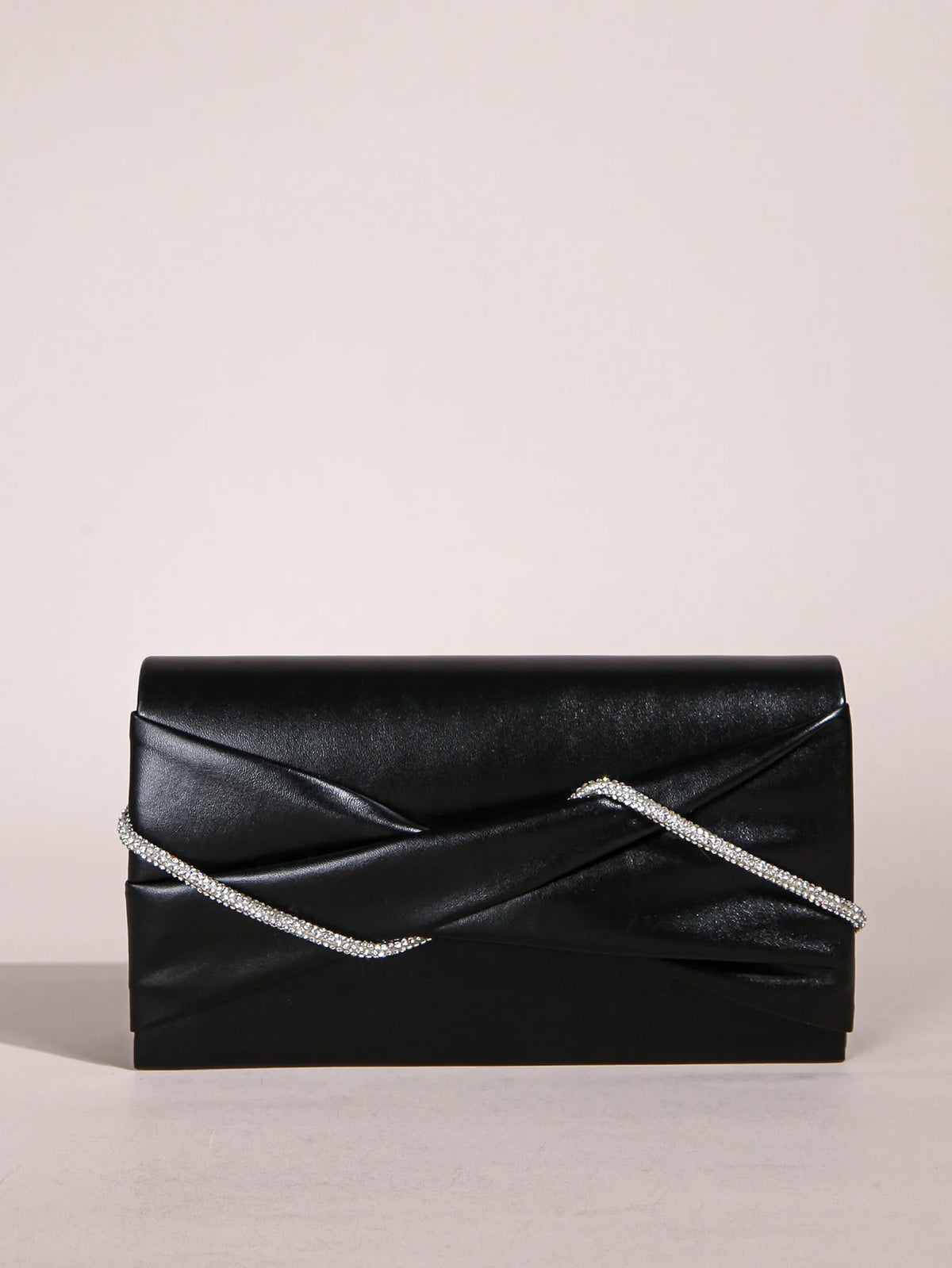 Hand Clutch Bag, Evening Clutch Bag For Women, Sparkling Crystal Rope Ruched Handbags, Glitter Envelope Purse For Party Girl,Wom