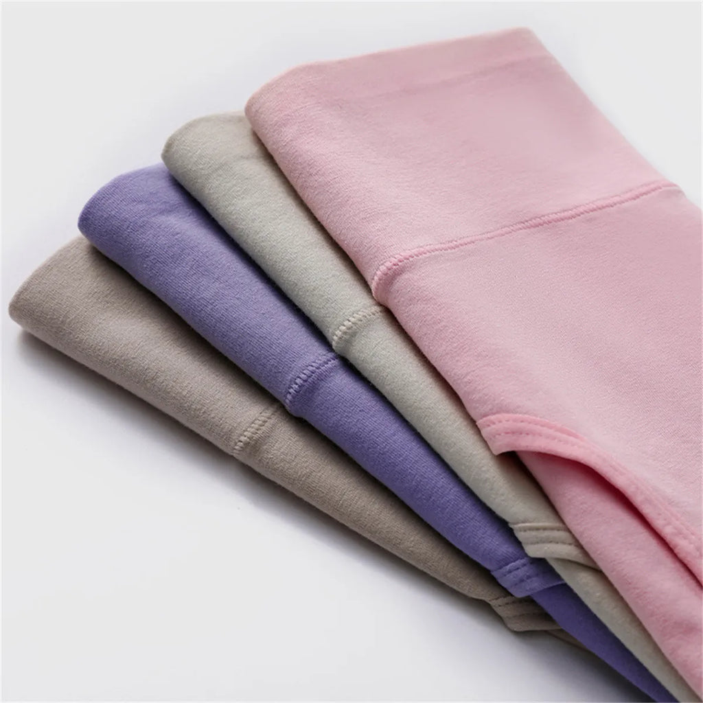 4PCS High Waist Cotton Panties Women Body Shaper Underwear Plus Size M-5XL Fashion Girls Briefs Seamless Sexy Female Lingerie