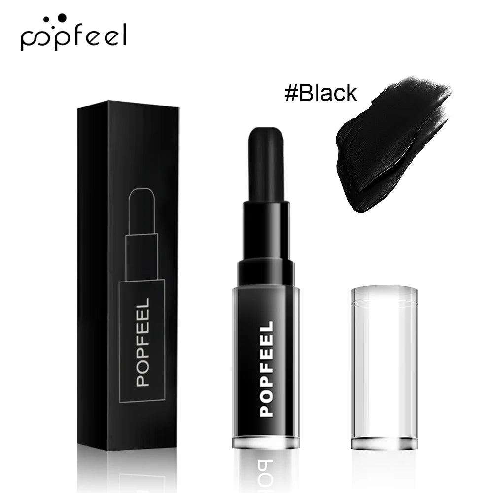 POPFEEL Hallowmas Lip Makeup Kit Black Lip Gloss Matte Lip Stick Long Lasting