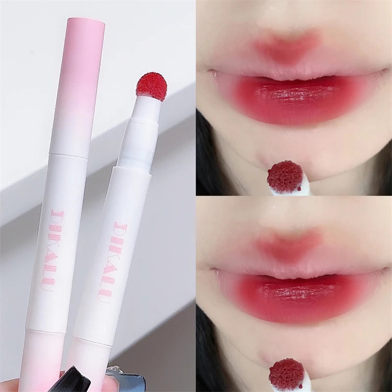 DIKALU Matte Lip Gloss | Air Cushion Lip Powder Cream | Long-Lasting Non-Fading Lip Mud