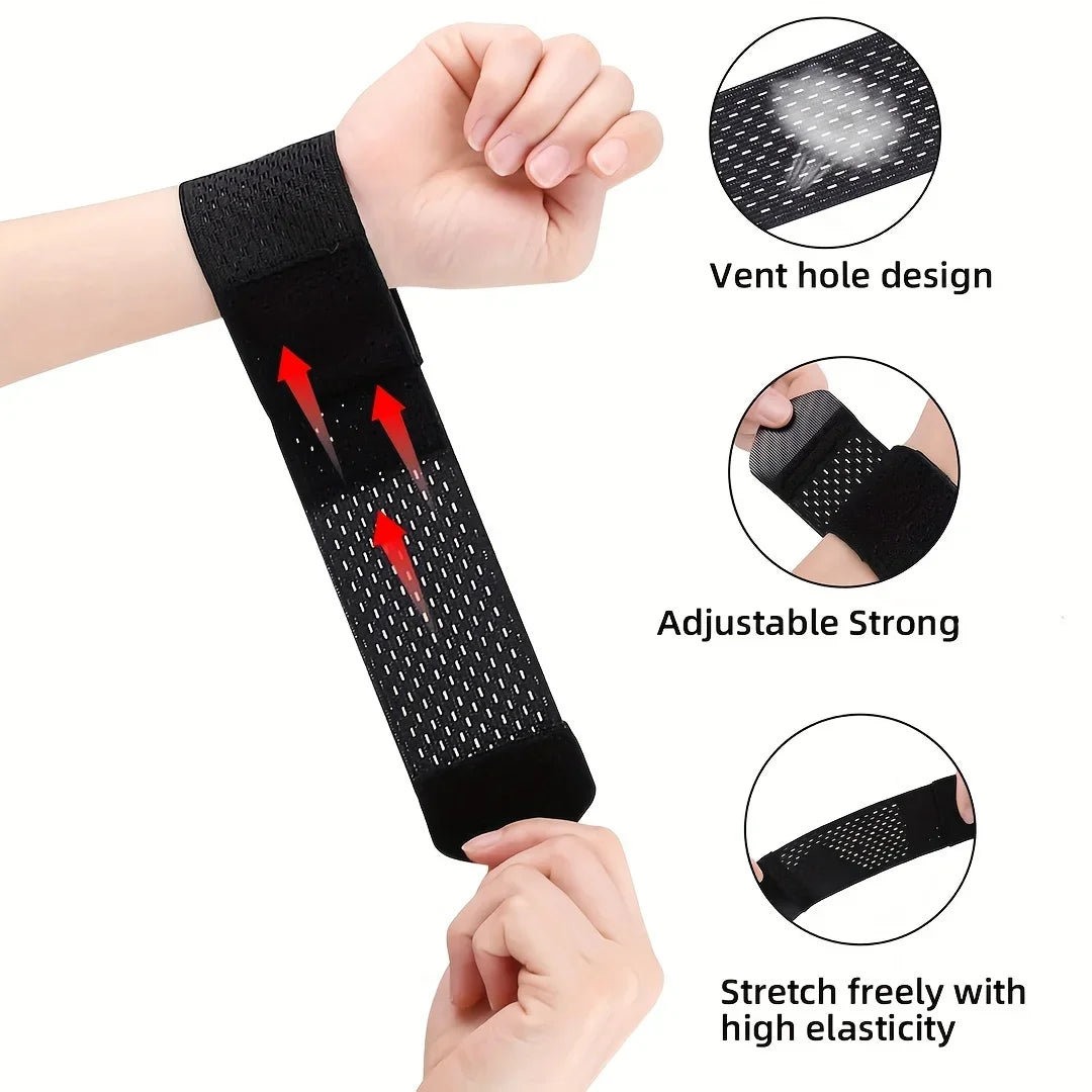 2pcs Wrist Support Straps, Ultra-Thin Compression Support Straps, Soft, High Elasticity, Adjustable Comfort, Suitable for Women