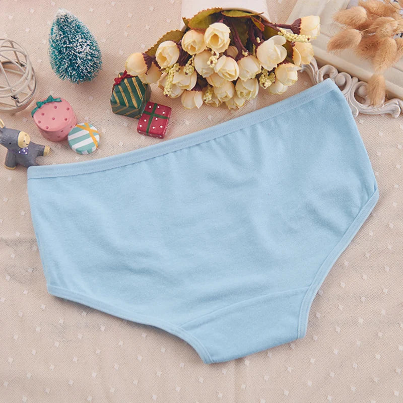 7Pcs/Lot Plus Size Underwear Women's Panties Cotton Girl Brief Sexy Lingeries Shorts Underpant Solid Panty Female Intimate M-4XL