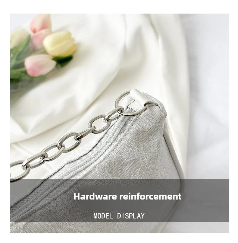 Fashion Felt Shoulder Bags for Women Small Casual Underarm Bag Female Hand Crossbody Bags for Women
