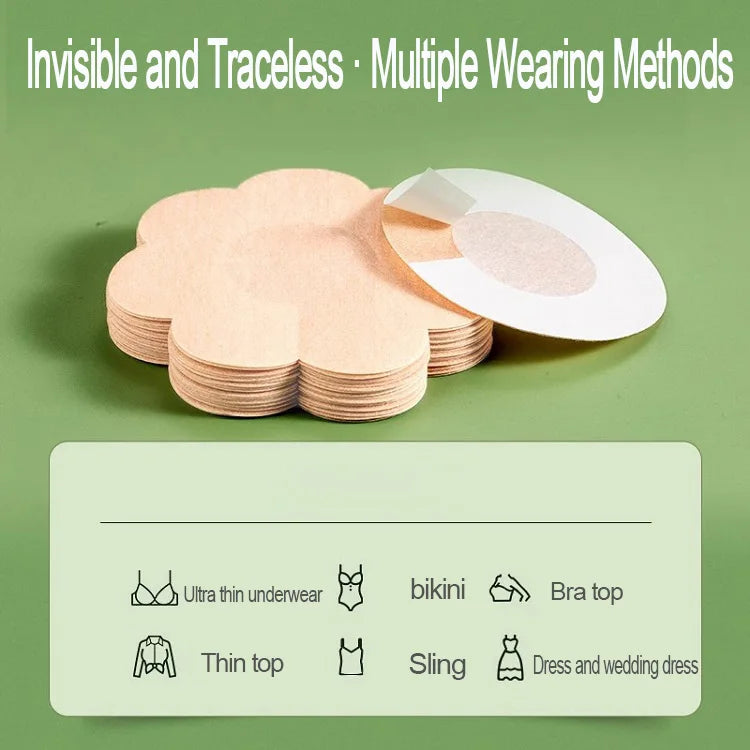 30/50/100PCS Stickers for Nipple Stickers for Chest Bra Sticker Boob Sticky Pads Breast Nipple Pads Pantyhose Nipple Cover NYP01