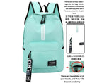 Fashion Trend Backpack for Men and Women Junior High School High School Student Bag Large Capacity Korean Version of Th