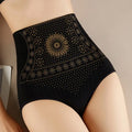Flarixa Seamless High Waist Postpartum Panties Women's Abdomen Hip Lift Briefs Body Shaping Pants Plus Size Breathable Underwear