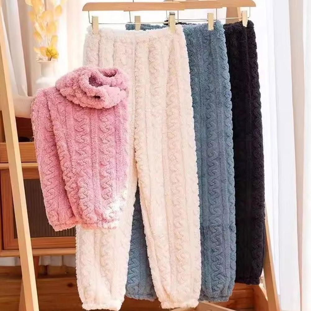 Coral Velvet Women's Nightgown Autumn And Winter Long Sleeve Double Pocket Flannel Nightgowns Women Loose Solid Sleepwear